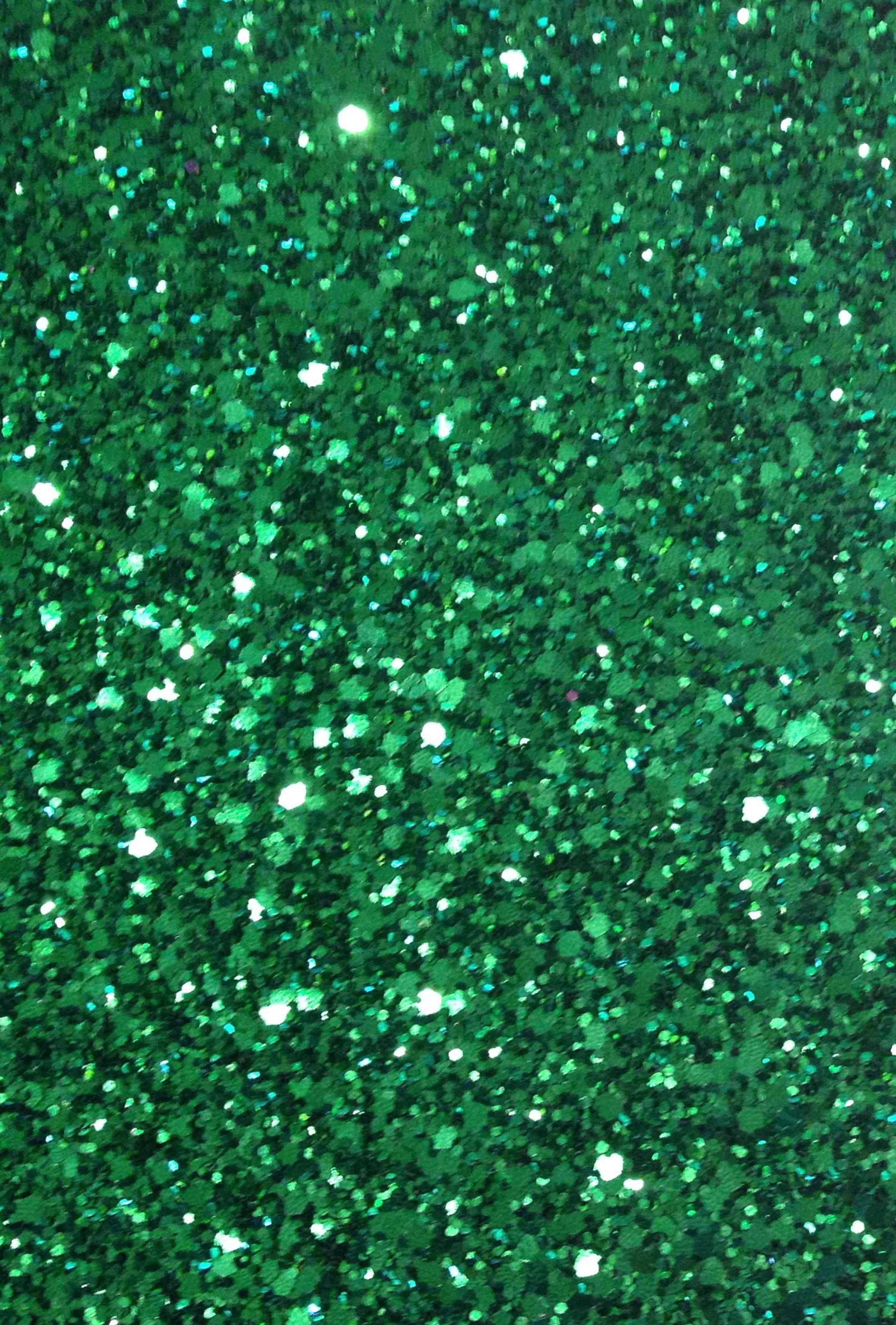 Glitter Emerald Green Wallpaper 1