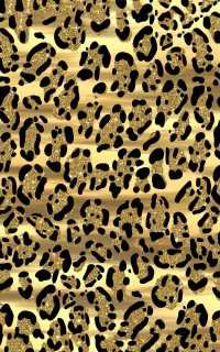 Gold Leopard Print Wallpaper 1