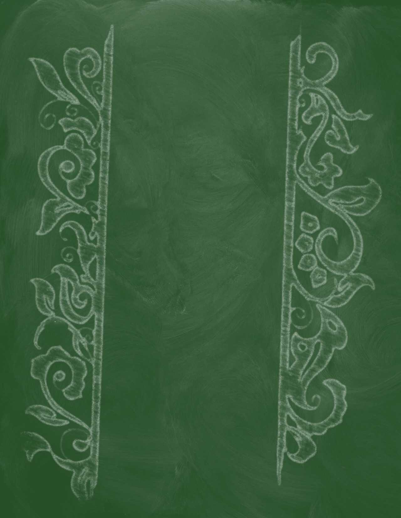 Green Chalkboard Wallpaper Phone 1