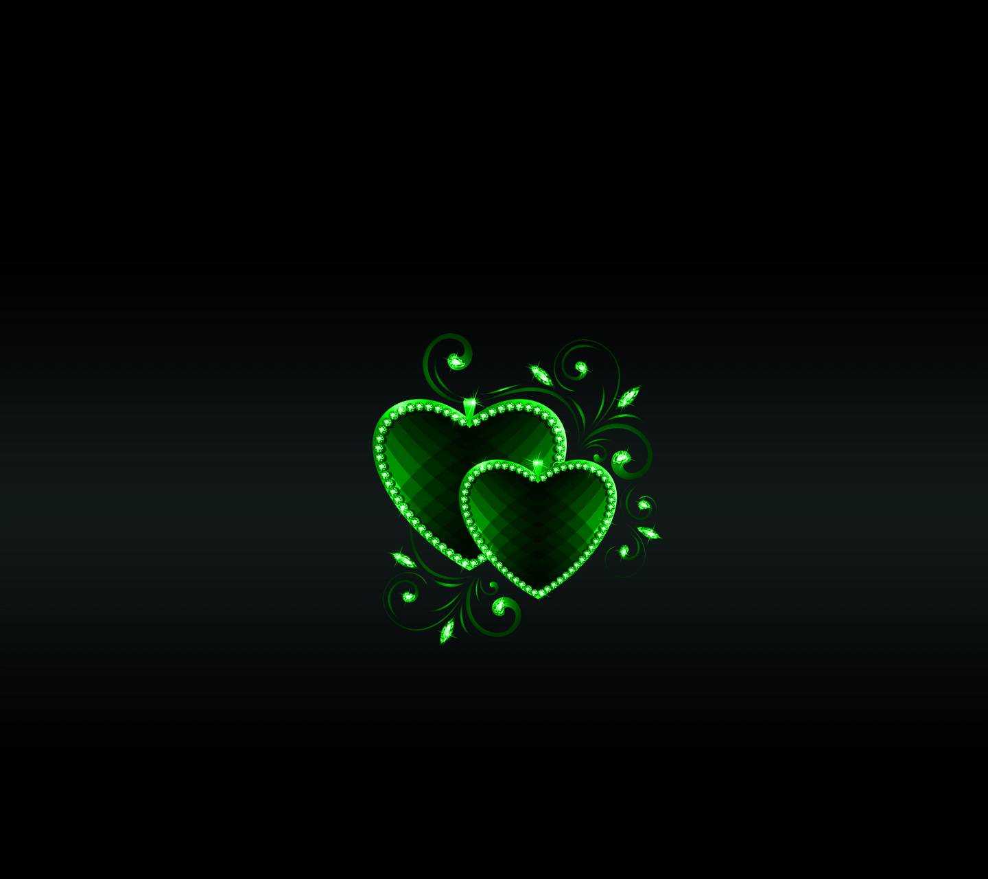 Green Heart Background 1