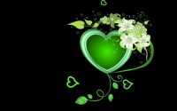 Green Heart Wallpaper PC 3