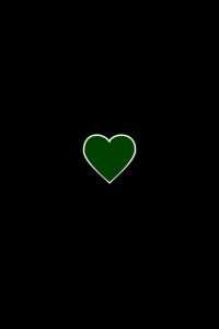 Green Heart Wallpaper iPhone 4