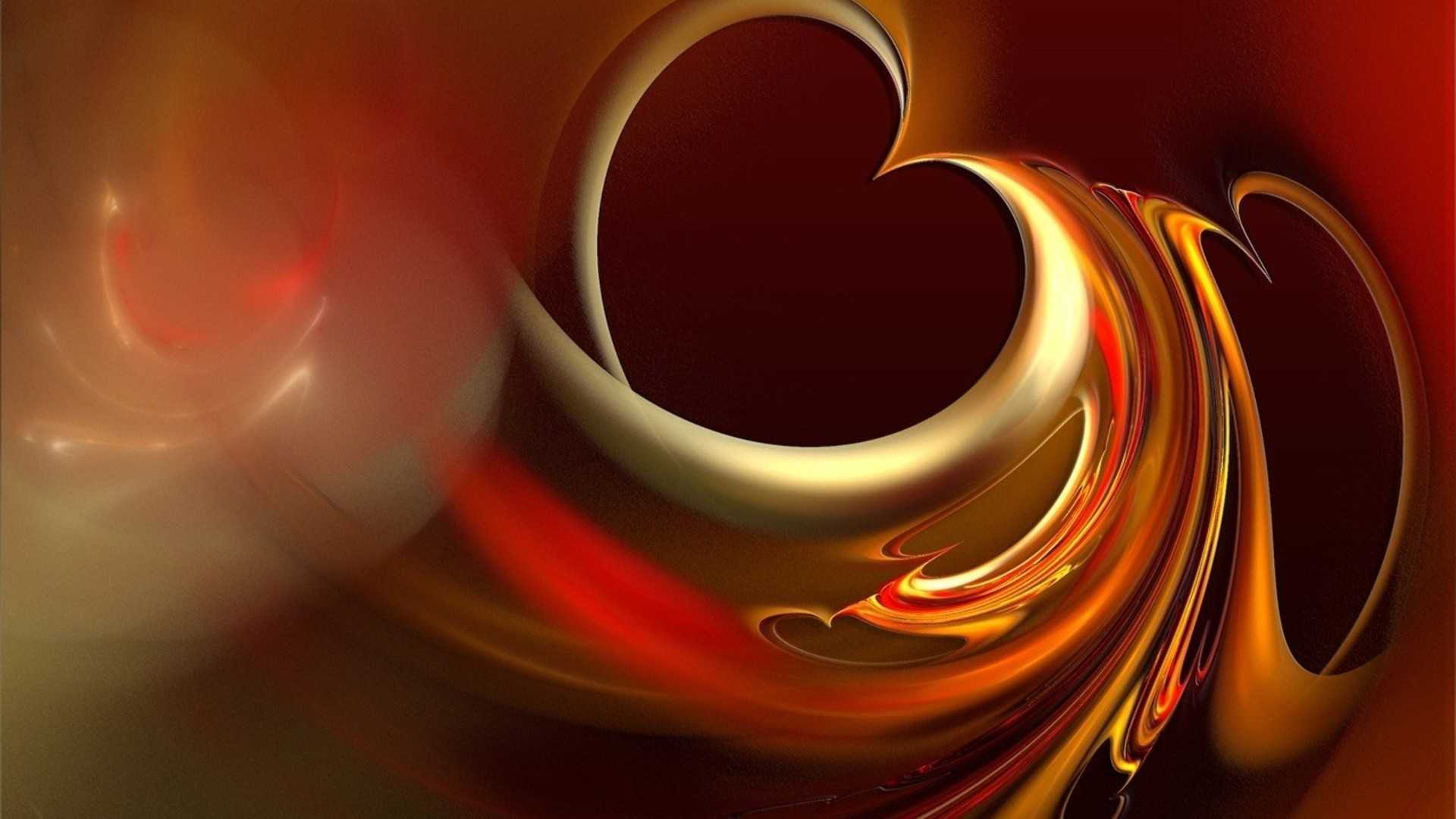 HD Brown Heart Wallpaper 1