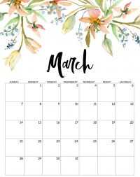 March Calendar 2021 Wallpaper 6