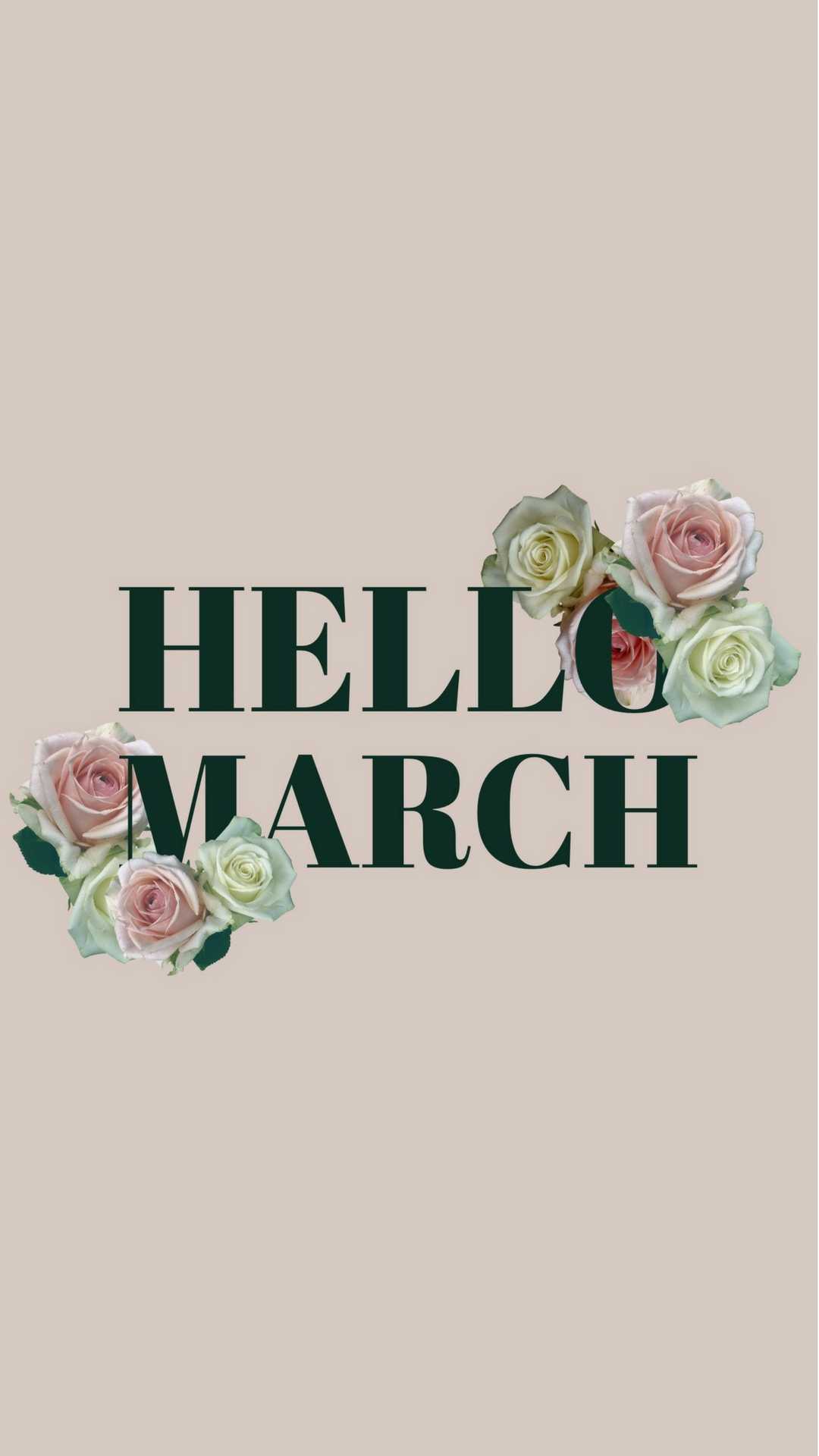 March Hello Wallpaper 1