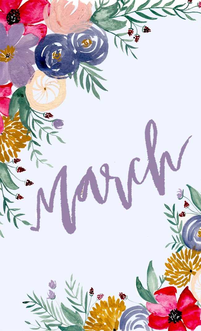 March iPhone Wallpaper 1