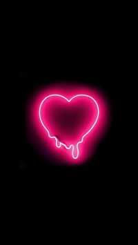 Neon Heart Wallpaper 9