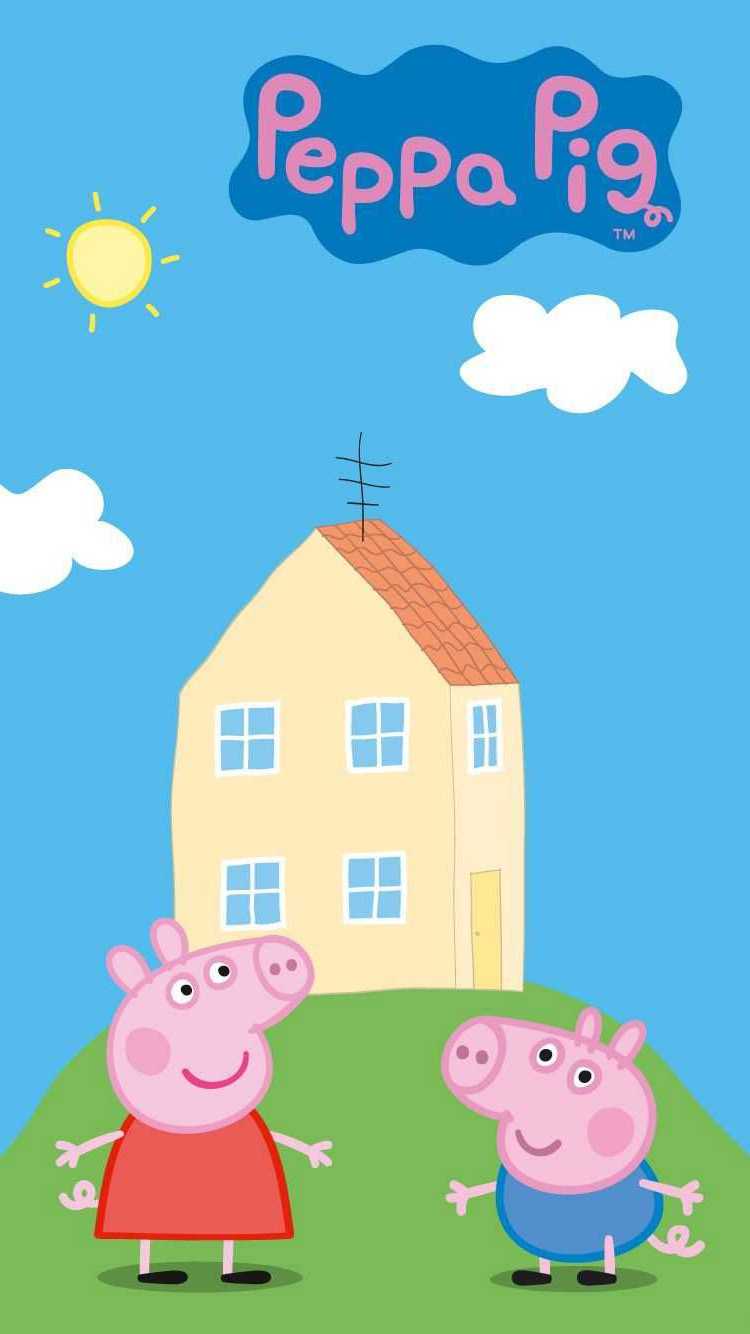 Peppa Pig House Wallpaper 1