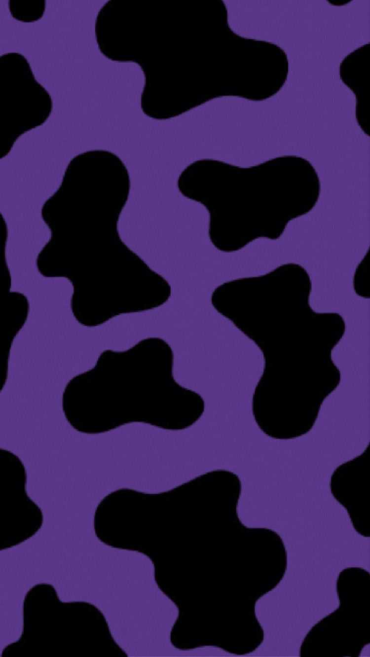 Purple Cow Print Wallpapers 1