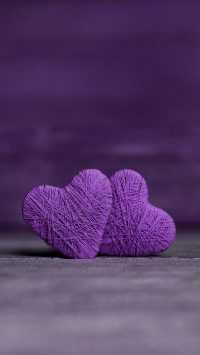 Purple Heart Wallpaper iPhone 2
