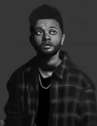 The Weeknd Paint Wallpaper
