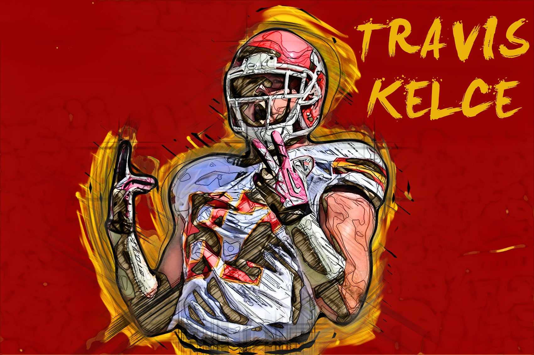 Some of the best photos of travis kelce from 2017. 