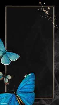 Blue Butterfly Wallpaper 3