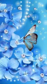 Blue Butterfly Wallpaper 8