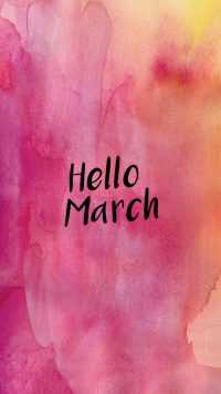 iPhone Hello March Wallpaper 5