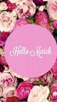 iPhone Hello March Wallpaper 4
