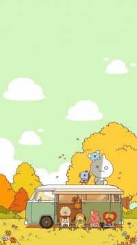 Cute BT21 Wallpaper 1