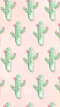 Cute Cactus Wallpaper 9