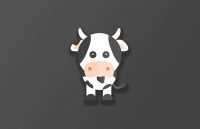 Cute Cow Wallpaper 9