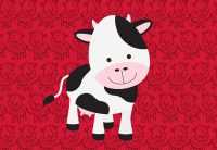 Cute Cow Wallpaper 7