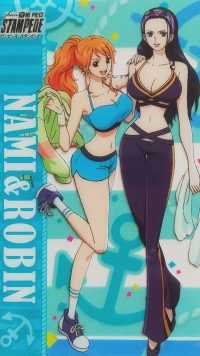 Nami and Nico Robin Wallpaper 5