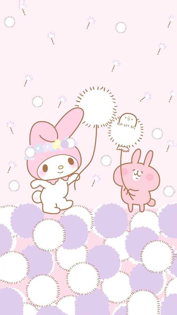 My Melody Sanrio Aesthetic Wallpaper - Draw-mathematical