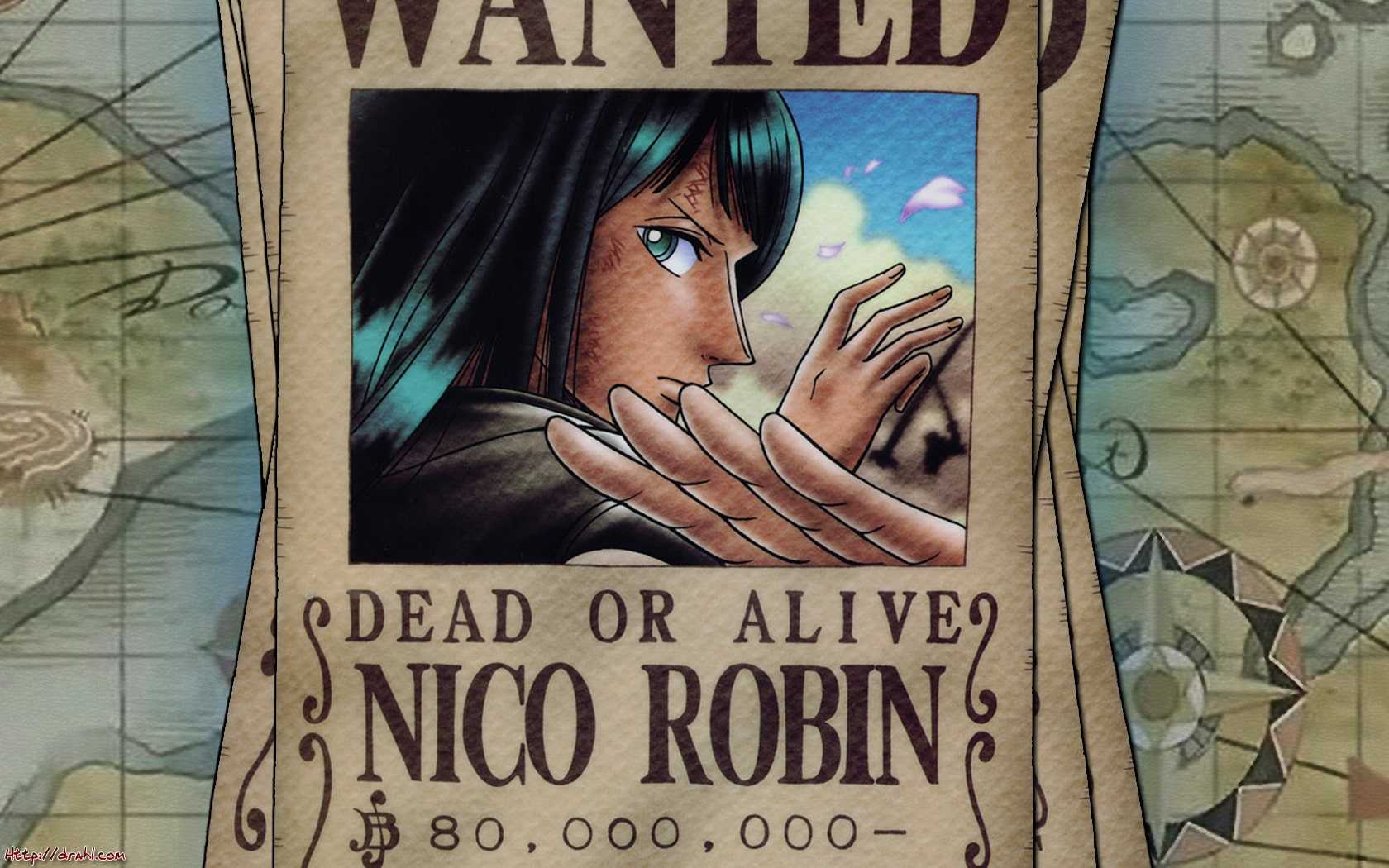 Wanted Nico Robin Wallpaper 1