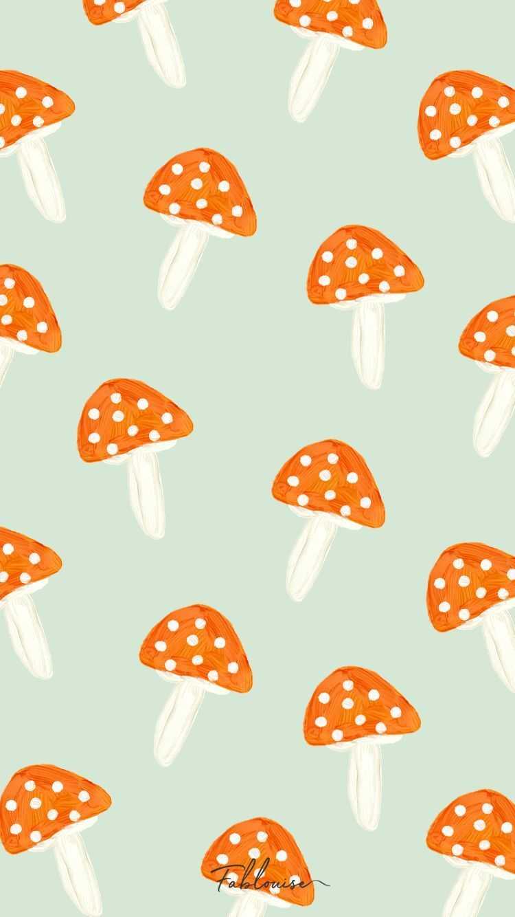 Aesthetic Mushroom Wallpaper Desktop - Asoito Wallpaper