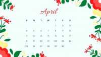 2021 April Calendar Wallpaper 4