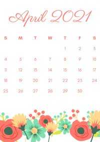 2021 April Calendar Wallpaper 6