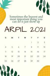 2021 April Calendar Wallpaper 7