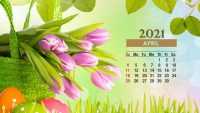 2021 April Calendar Wallpapers 1