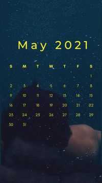2021 May Calendar Wallpaper 5