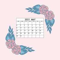 2021 May Calendar Wallpaper 3