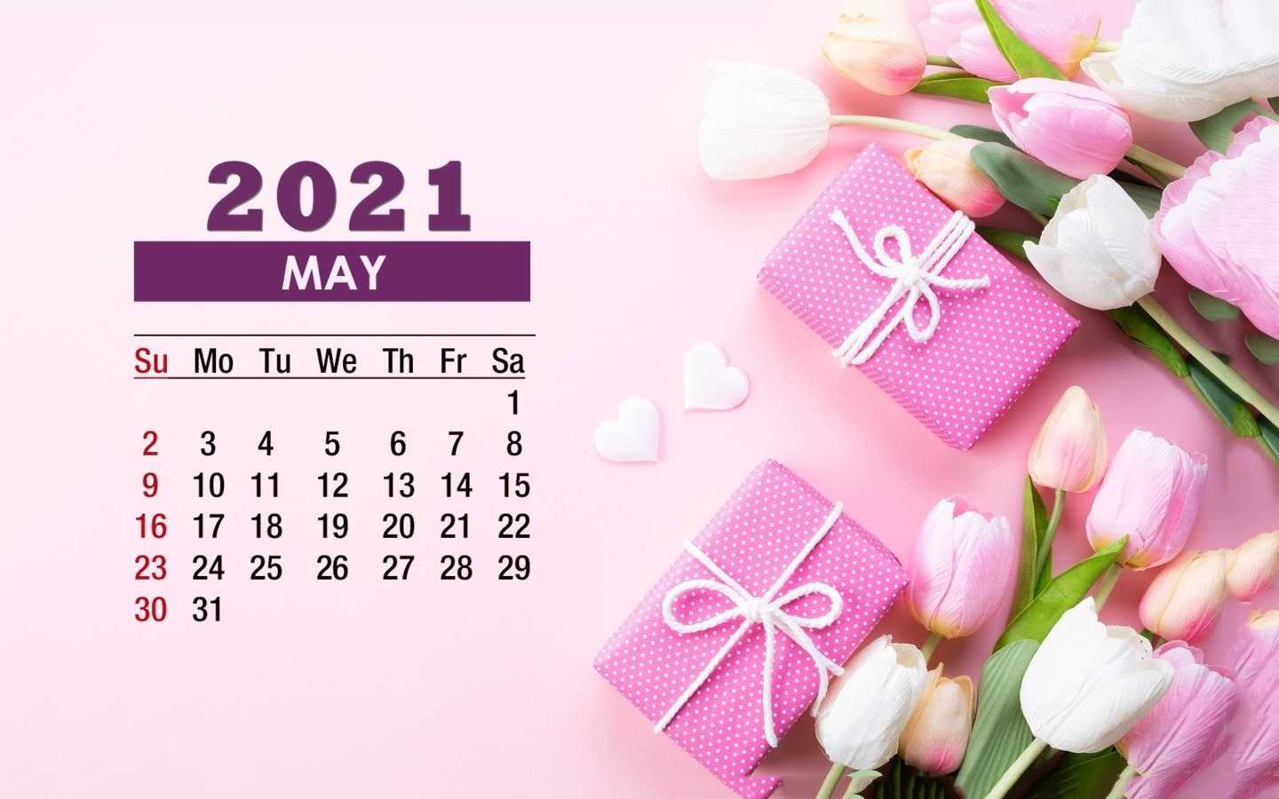 2021 May Calendar Wallpaper 1