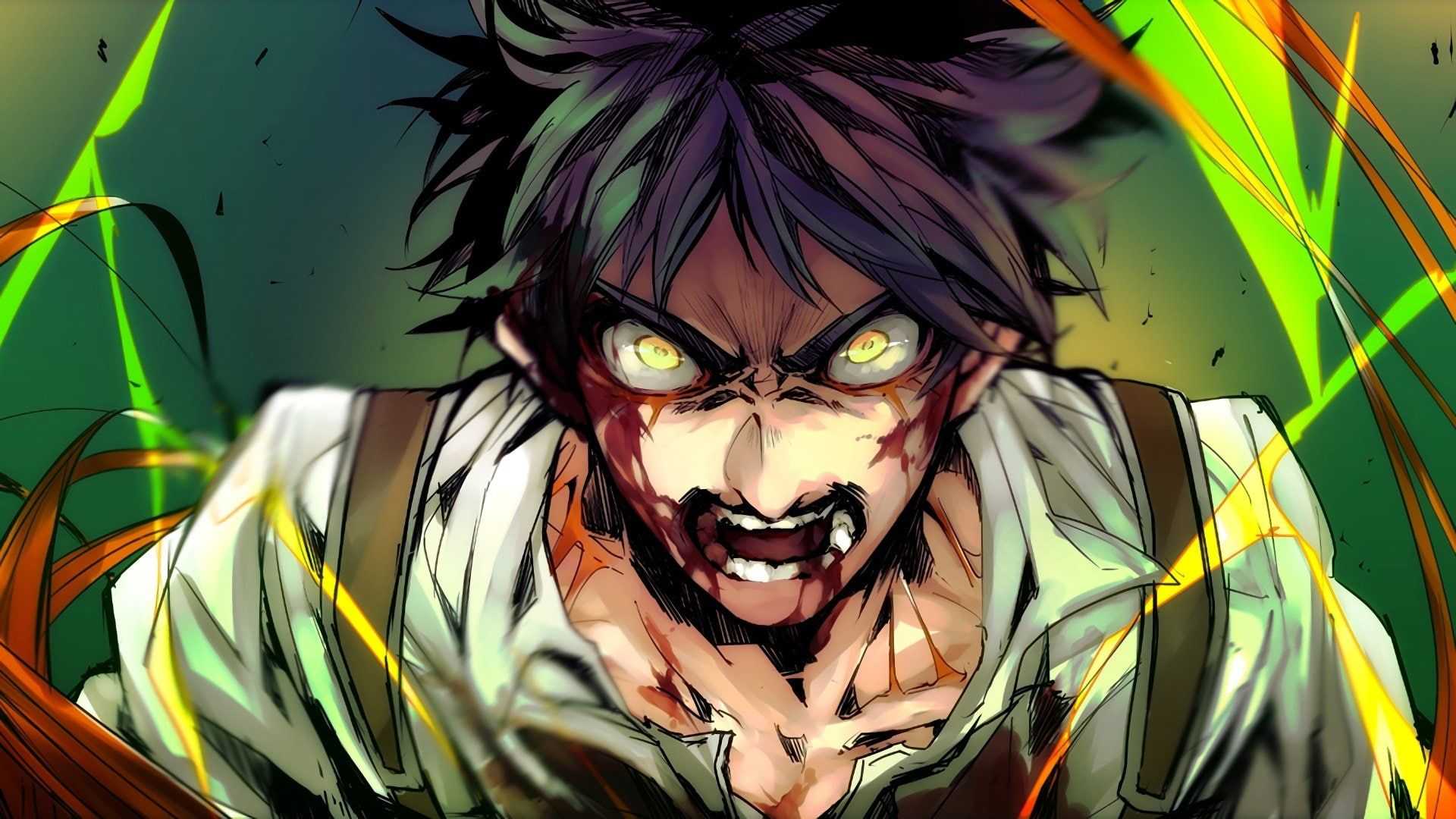 Angry Eren Yeager Wallpaper 1
