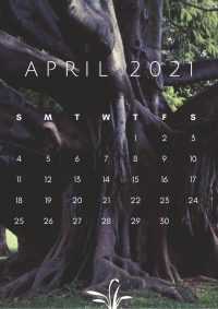 April Calendar 2021 Wallpaper 1
