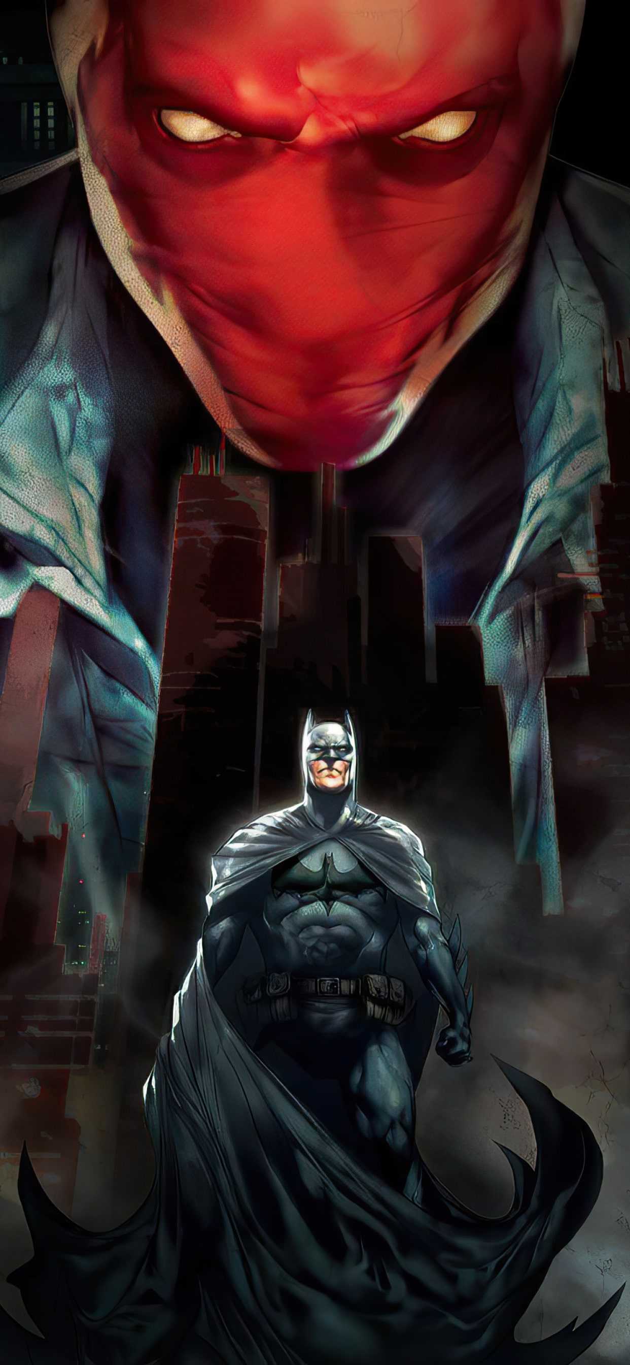 Batman and Red Hood Wallpaper 1 Batman and Red Hood Wallpaper 1