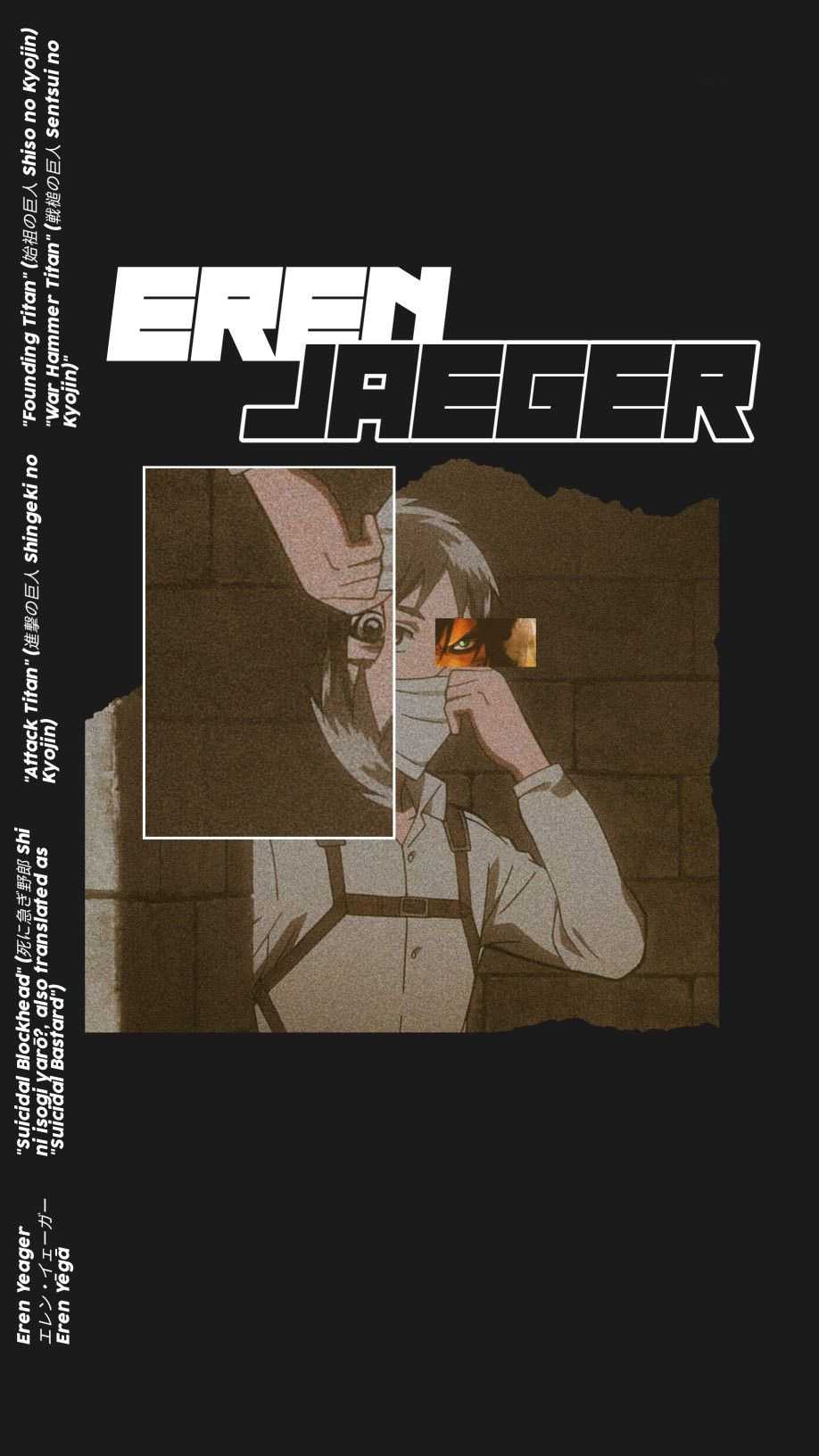 Eren Jaegar Wallpaper 1 Eren Jaegar Wallpaper 1