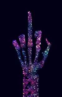 Galaxy Middle Finger Wallpaper 5