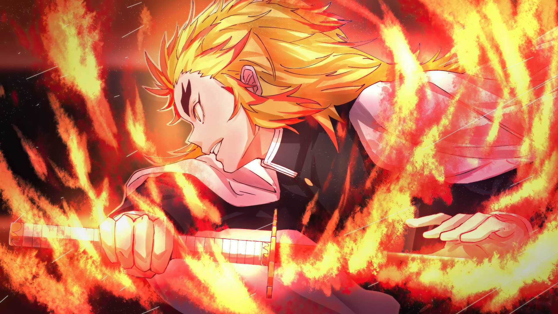 HD Rengoku Kyojuro Wallpaper 1 HD Rengoku Kyojuro Wallpaper 1