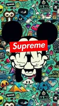 Mickey Mouse Middle Finger Wallpaper 7