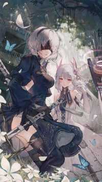 Nier Automata Phone Wallpaper 1