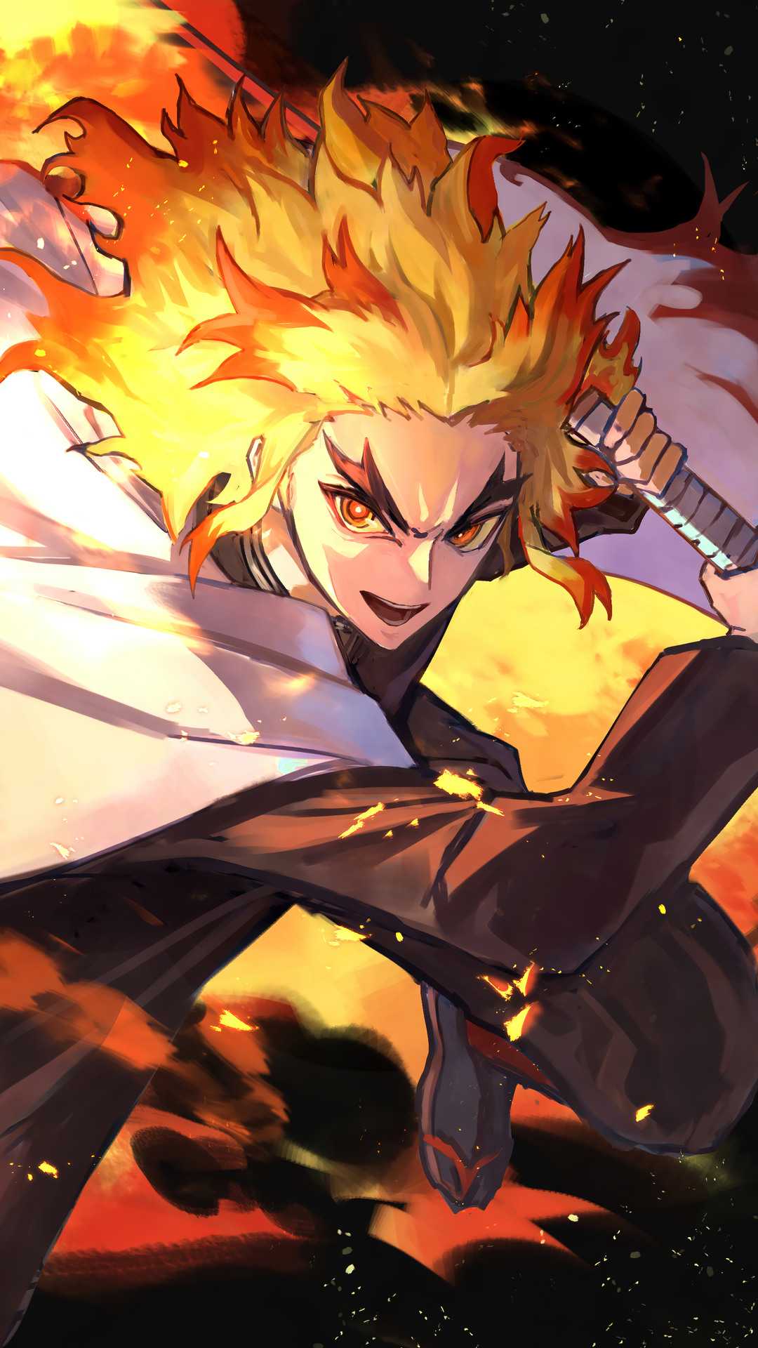 Rengoku iPhone Wallpaper 1 Rengoku iPhone Wallpaper 1