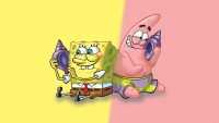 Spongebob and Patrick Wallpaper 6