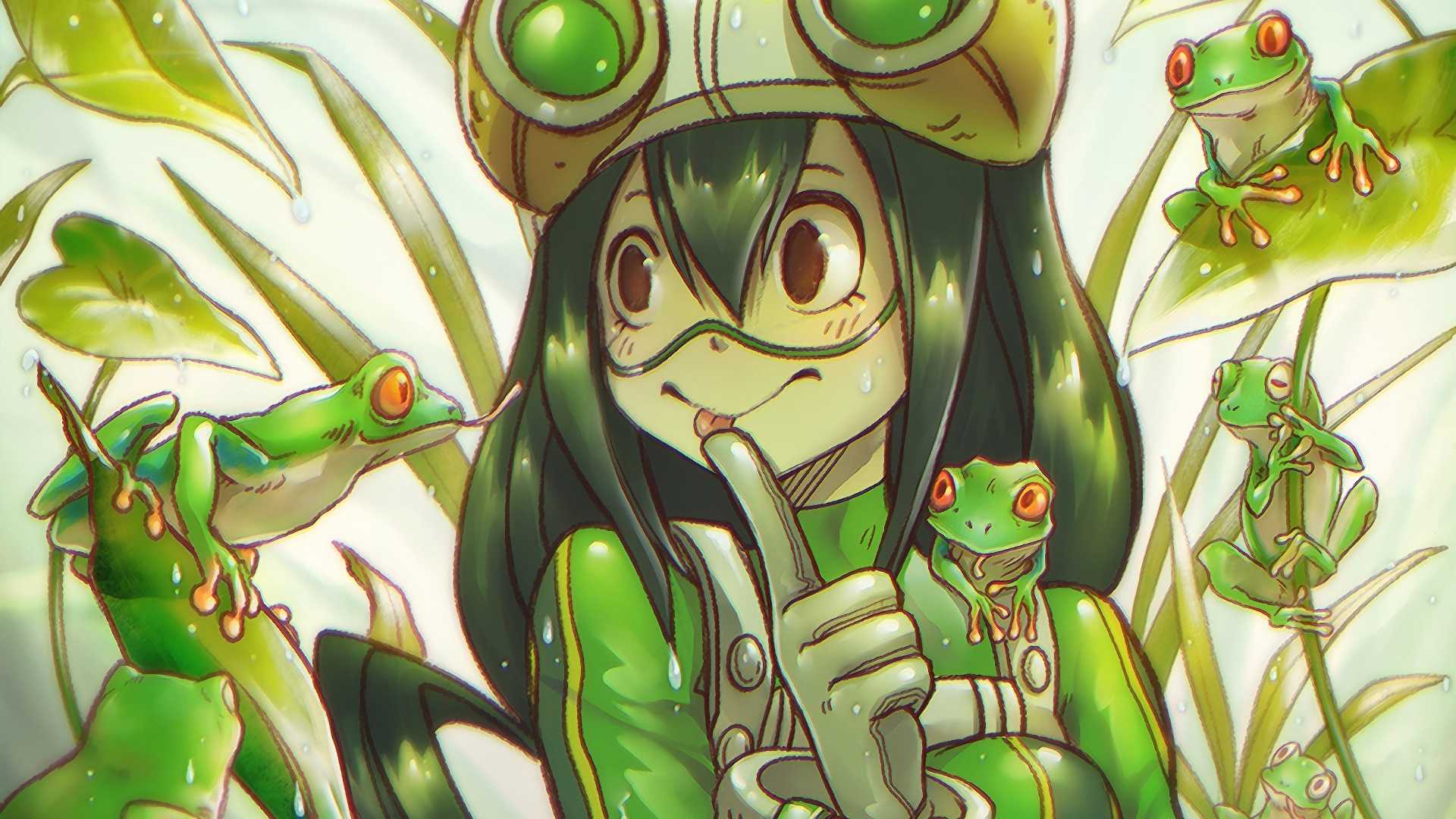 Tsuyu Asui Wallpaper HD 1 Tsuyu Asui Wallpaper HD 1