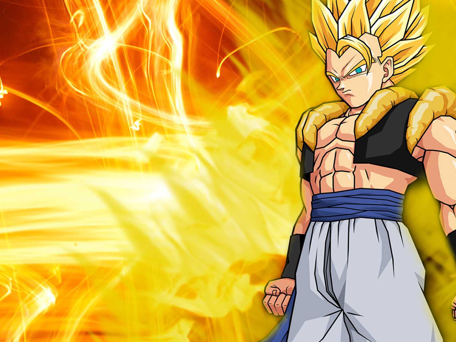 Yellow Gogeta Wallpaper 1 Yellow Gogeta Wallpaper 1