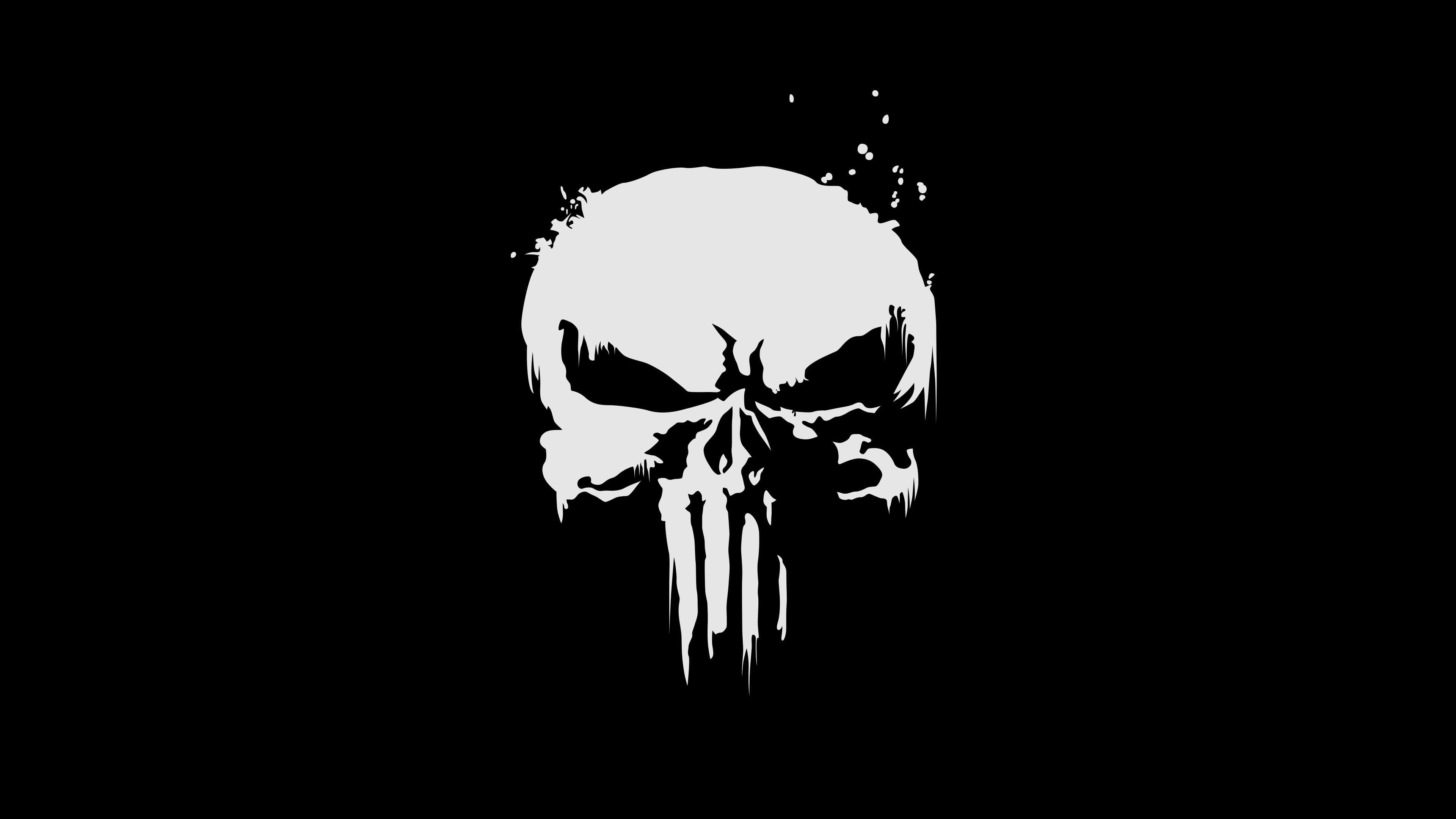 4K Punisher Logo Wallpaper 1