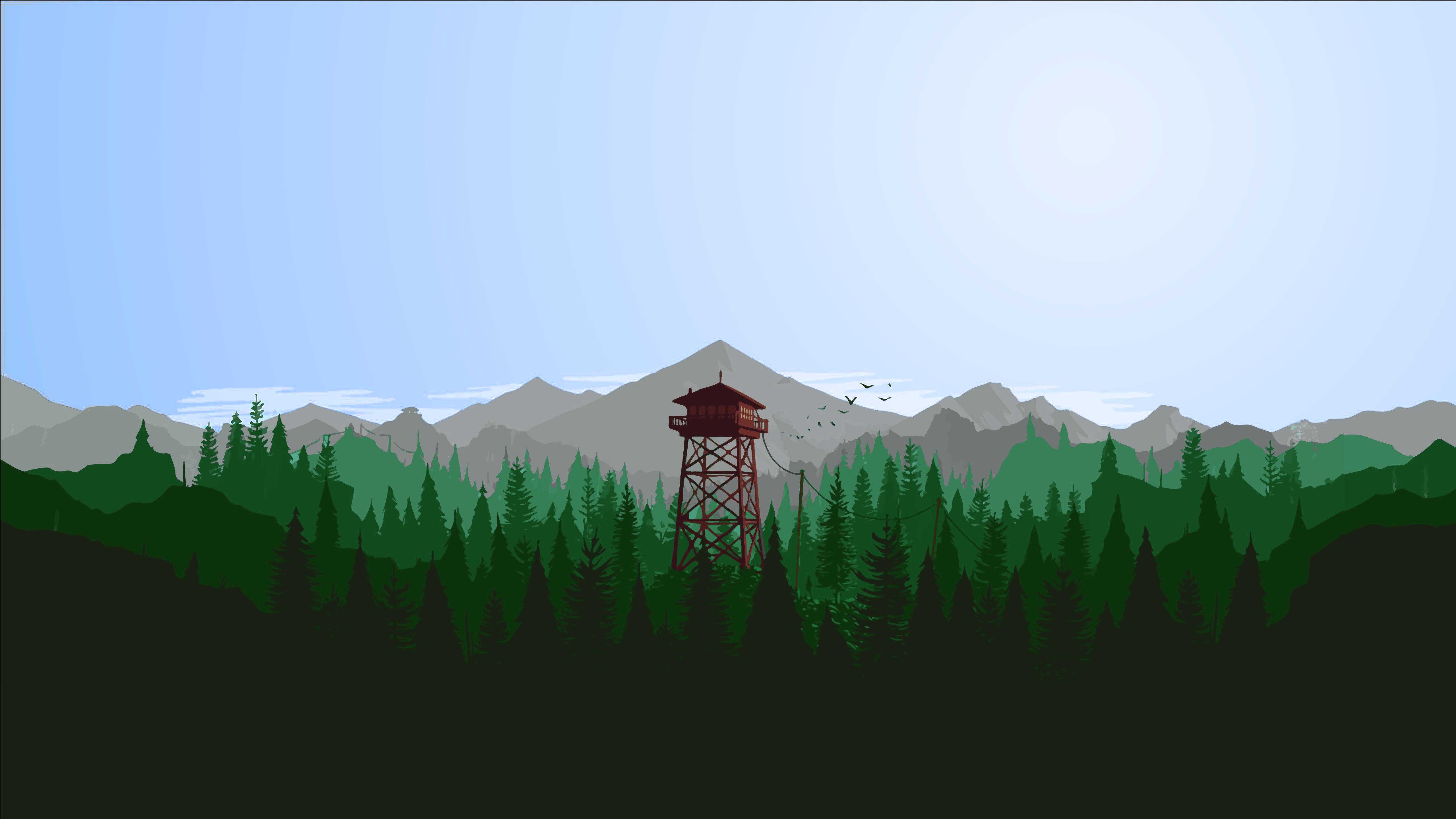 5K Firewatch Wallpaper 1