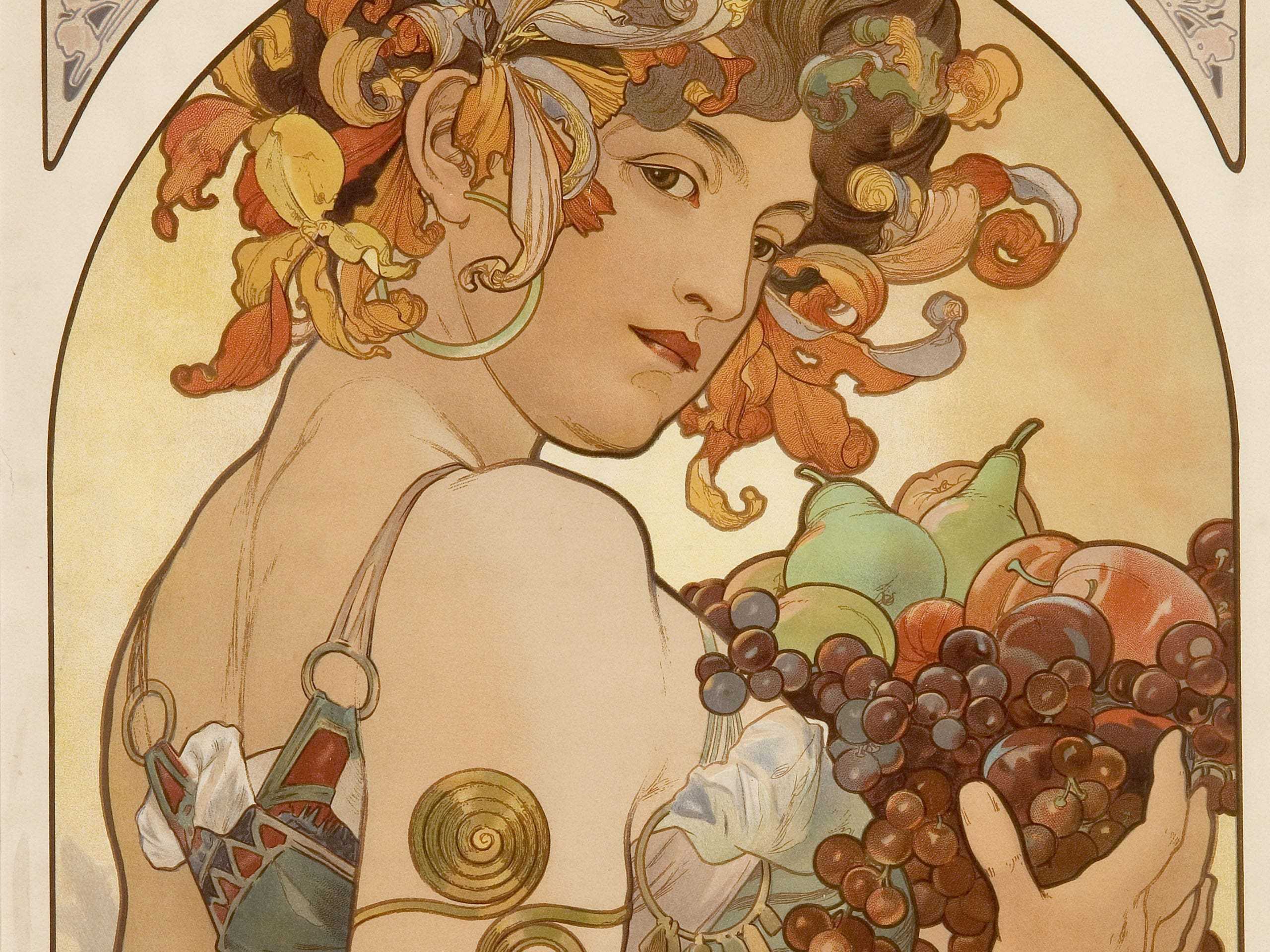 Alphonse Mucha Background 1 Alphonse Mucha Background 1